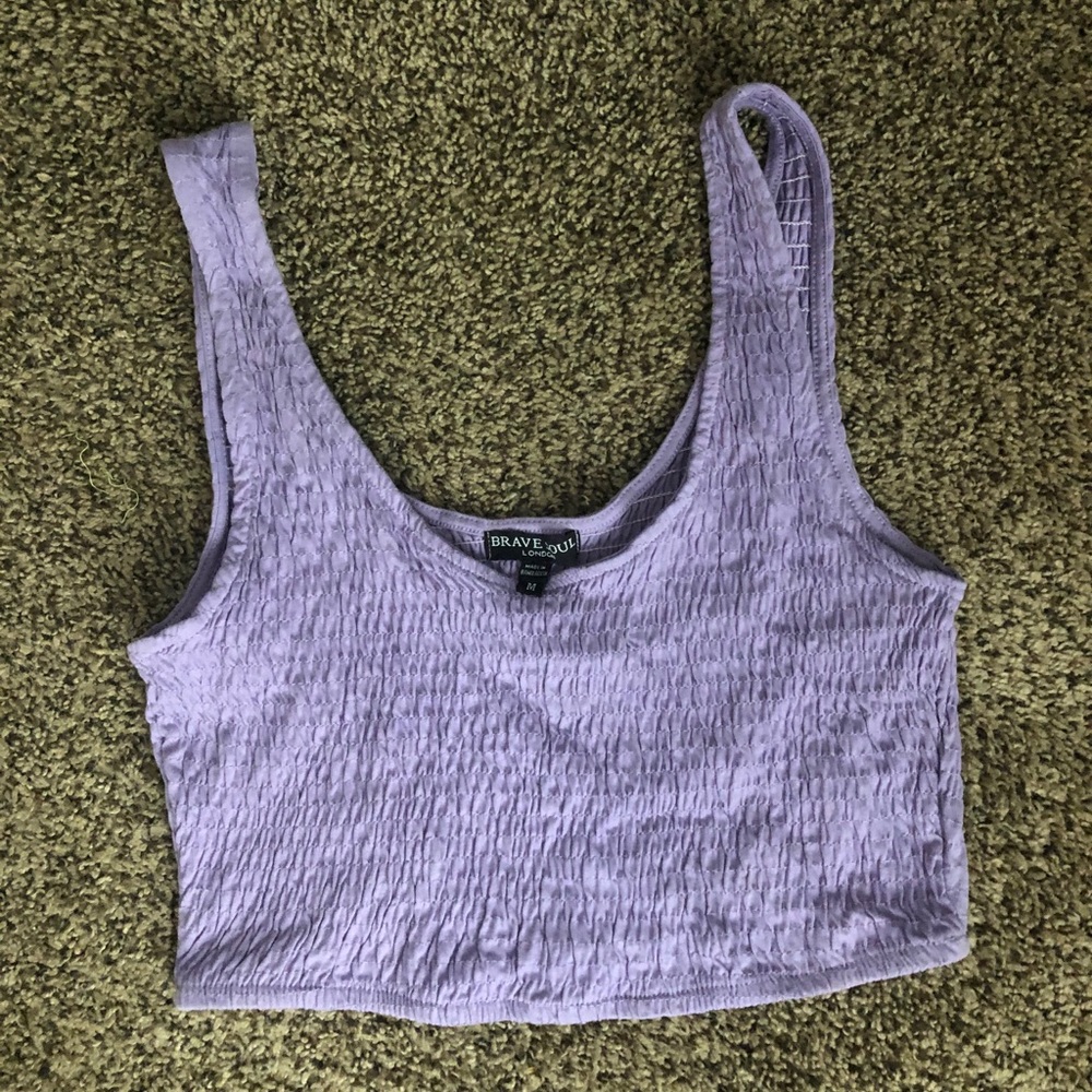 Lavender cropped tank top! 3 for $10!